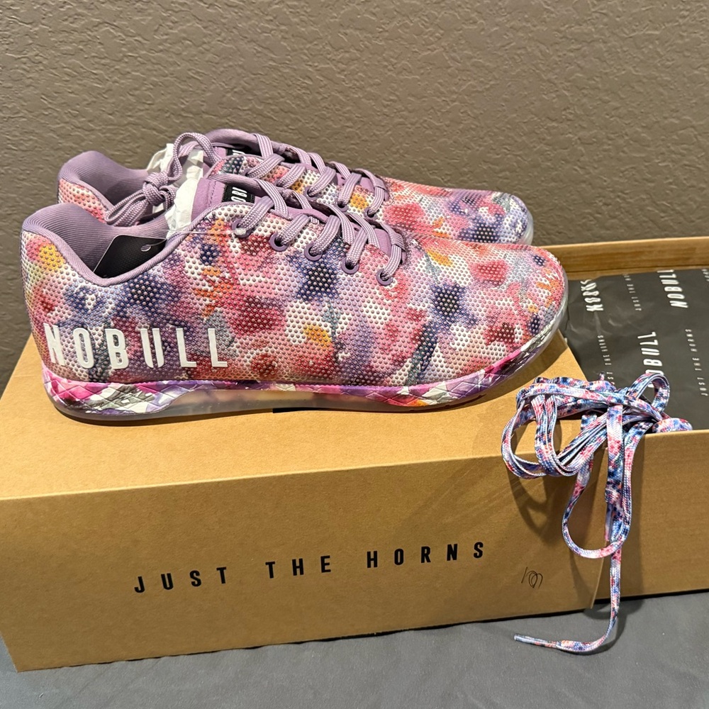 NEW NOBULL “Floral Watercolor” SF TRAINER LOW Outwork, Impact Shoes Mens Size 13